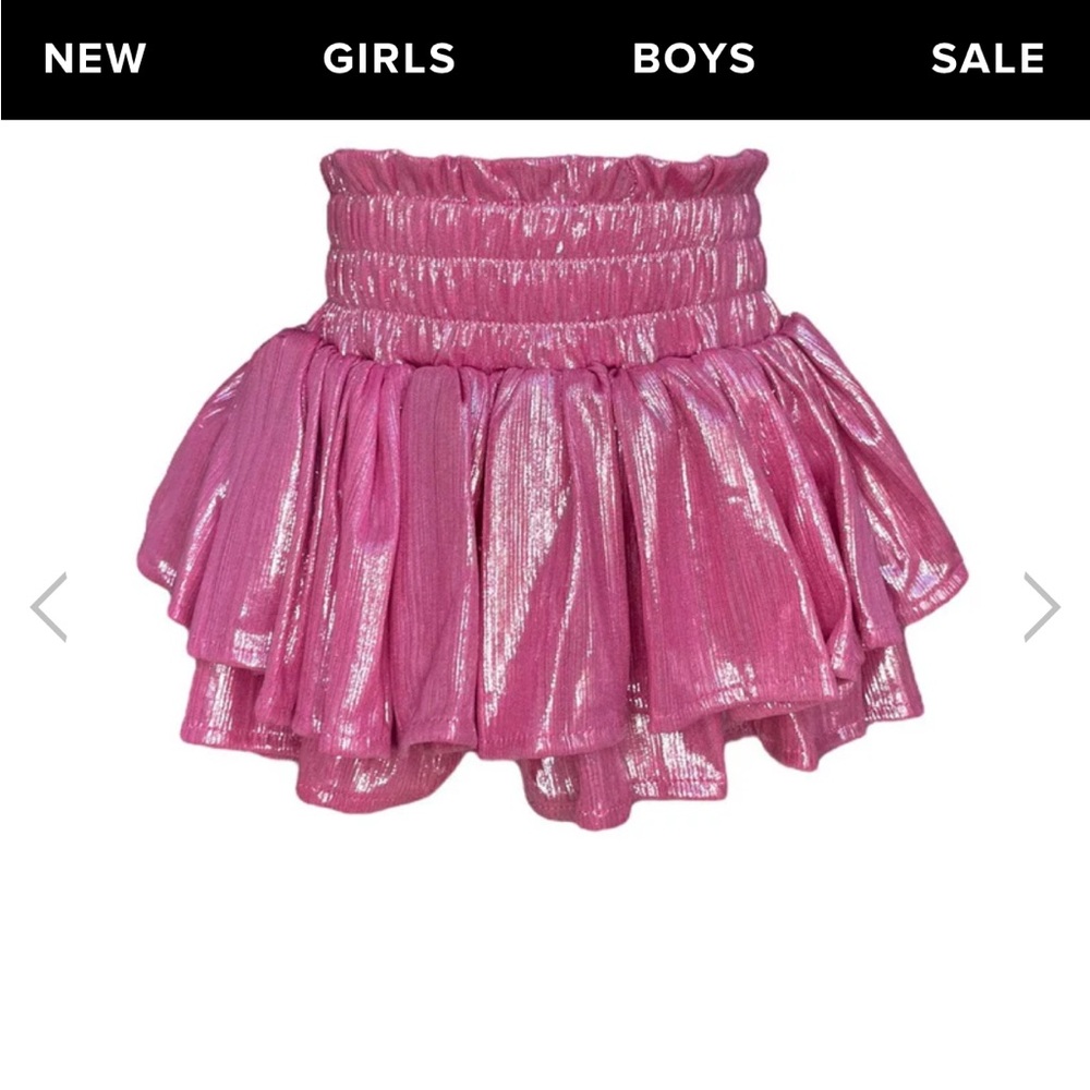 Metallic Skort Lola and The Boys